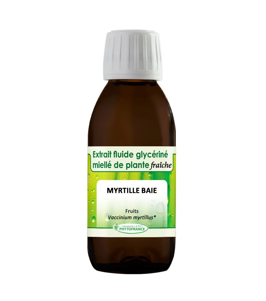 Myrtille Baie – Extrait Glycériné BIO 150 ML
